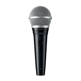 Shure Micrófono Vocal Dinámico Cardioide sin Cable, Cable de 4,57 m, XLR-QTR, Negro, 5.00 x 10.00 x 3.50