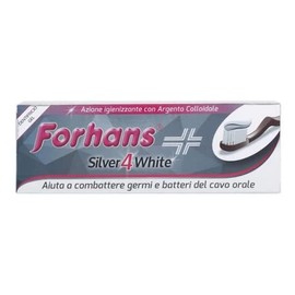 Forhans Silver4White Dentifricio Gel Con Argento Colloidale 75 ml
