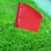 Zozen Pack of 100 Red Marking Flags, 38 x 10