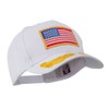 e4Hats.com Oak Leaves and American Gold Flag Patch Cap -