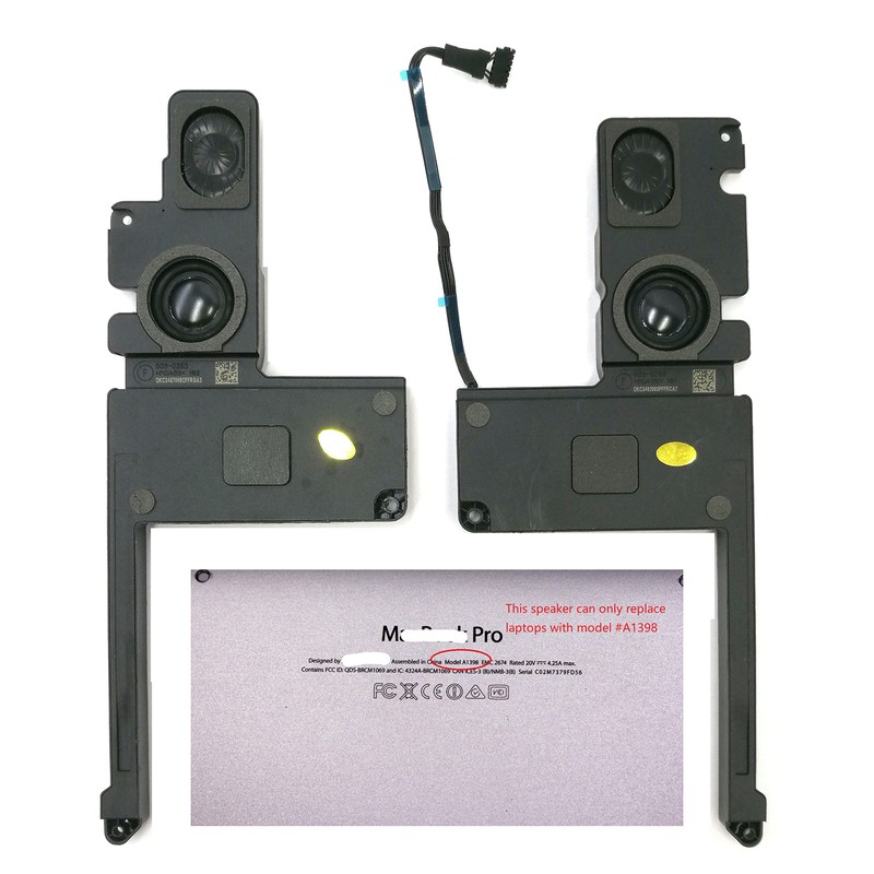 ITTECC Replacement Internal Speaker Left+Right Set Fit for MacBook Pro