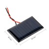 AOSHIKE 10Pcs 5V 30mA Mini Solar Panels for Mini Solar