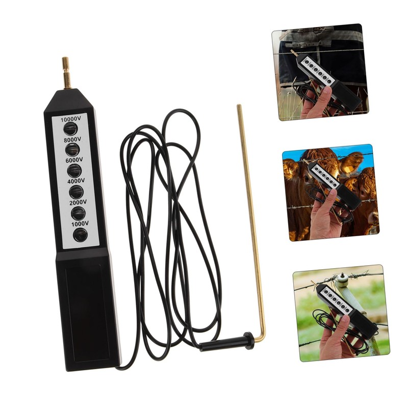 KONTONTY Fence Voltage Tester Tool for Farms and Ranches Fence