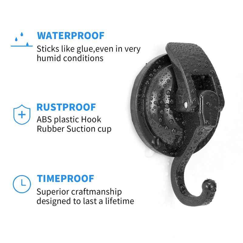 Khdrvok Heavy Duty Vacuum Wreath Cup Hook, Easy to Install