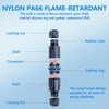 MELIFE 5PCS IP68 Waterproof Electrical Cable Connector, Outdoor 3 Pin