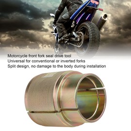 Motorcycle Fork Seal Driver Tool, Universal Fork Seal Driver for Conventional & Inverted Forks, Split Design with Easy Installation (45mm)