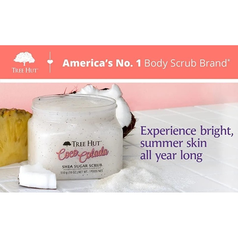 Tree Hut Exfoliante Corporal Coco Colada 510 g | Con