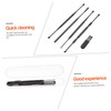 KOMBIUDA Ear Cleaning Kit Double-Head Ear Wax Tool Scrubbing Brush