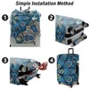 TKway Luggage Covers for Suitcases 18-32 inch, Bohemian Print Elastic