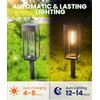 BITPOTT Bright Solar Pathway Lights Outdoor Waterproof IP65, 4 Pack