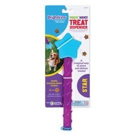 Brightkins Magic Wand Treat Dispenser: Star - Dog Treat Holder and Target Stick, Treat Dispenser for Dogs, Training Tools for Dogs