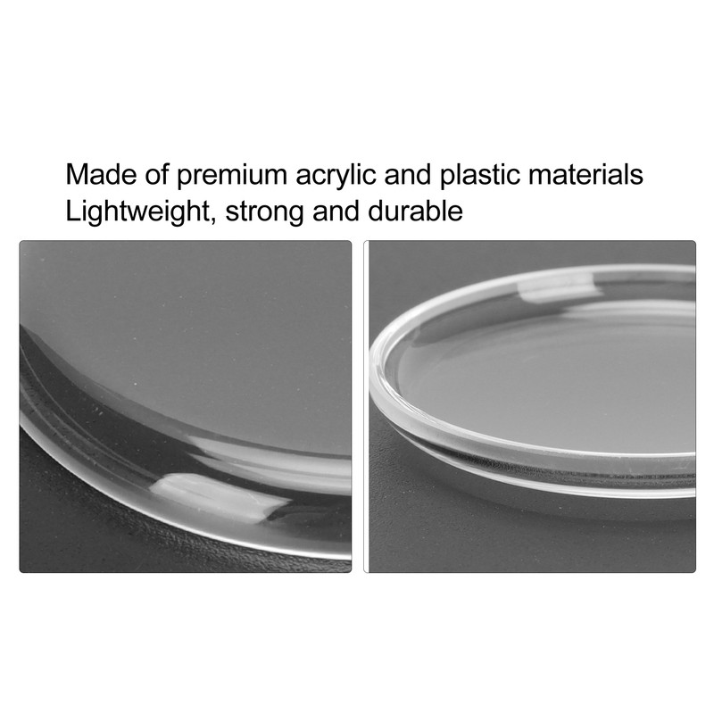 Watch Lens Universal Coated Accurate Cutting Scratch Resistance Round Watch