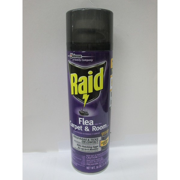 Raid Flea Killer Carpet Room Spray, 16 OZ