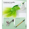 Leona Co Cat Bird Feather Toys Interactive Cats - Cat