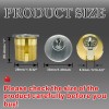 MOUNT 6PCS Brass Mortise Door Cylinder Locks 1 inch Replacement
