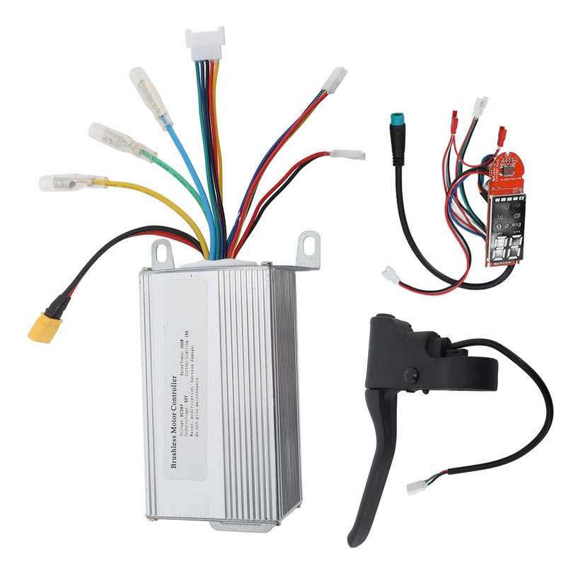 36V 350W Electric Scooter Motor Controller Kit Dashboard Digital Display