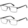 LKEYE Bifocal Reading Glasses Men Progressive Blue Light Blocking Computer