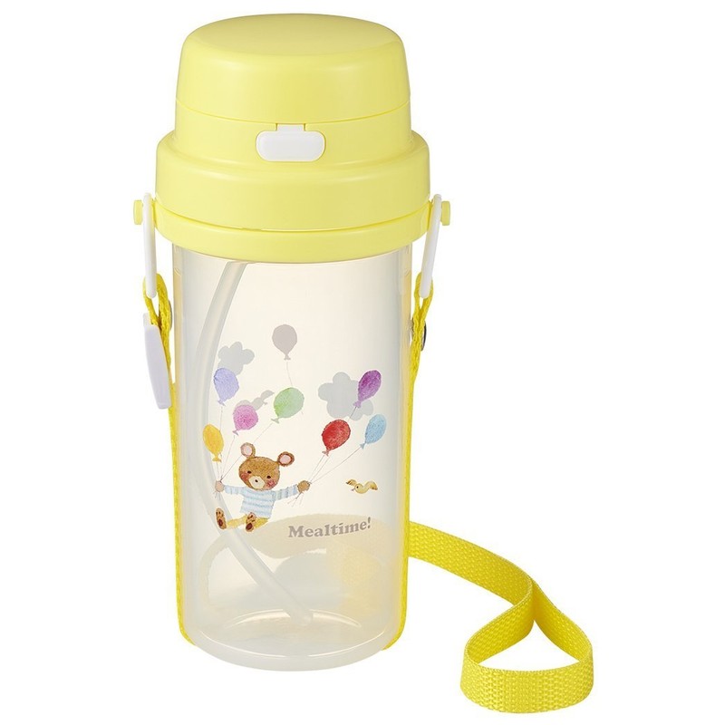 OSK SC-370S Straw Bottle, 12.5 fl oz (370 ml), Mealtime
