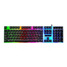 Importeek Teclado Gamer Luz Rgb Qwerty Iluminado Led Usb Alambrico