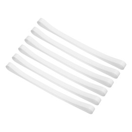 PATIKIL Towel Bands, 6 Pack Elastic Towel Clips Cruise Essentials Windproof Silicone Beach Towel Straps for Beach Pool Cruise Chairs, White