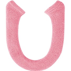 AZHCHKE Toilet Seat Cover with Snaps Fixed, Thicker Soft Toilet Seat Warmer Cover for Bathroom, Washable Stretchable Toilet Seat Covers, Fits Most Round, Oval and Elongated Toilet Seat