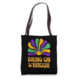 Mardi Gras Carnival Beads New Orleans French Festival Parade Tote Bag