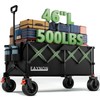 46" L Collapsible Foldable Extended Wagon, 500LB Weight Capacity with