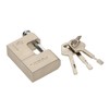 KOTARBAU® Reinforced Brass Padlock 60mm Monoblock Padlock with Bolt Burglary