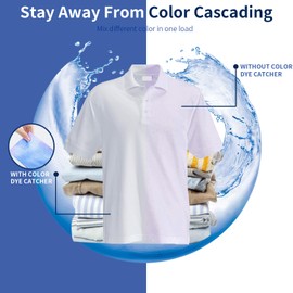 Jiffine Color Absorber Sheets for Laundry(50 Sheets), Allow Mixed Washes,Fragrance Free Prevent Color Runs, and Maintain Original Color of Clothing, Eco-Friendly, Suitable for Sensitive Skin,Pack of 1