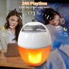 KingSom Floating Bluetooth Pool Speakers with Flame Lights,360° Surround Stereo