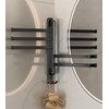 Swivel Towel Racks for Bathroom/Kitchen, Wall Mounted No Drill Heavy
