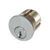 GMS M100D26D 1 in. Mortise Dummy Cylinder, Satin Chrome