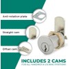 Olympus Lock DCN4 Rekeyable Cam Locks | 1-3/4" Cylinder 101