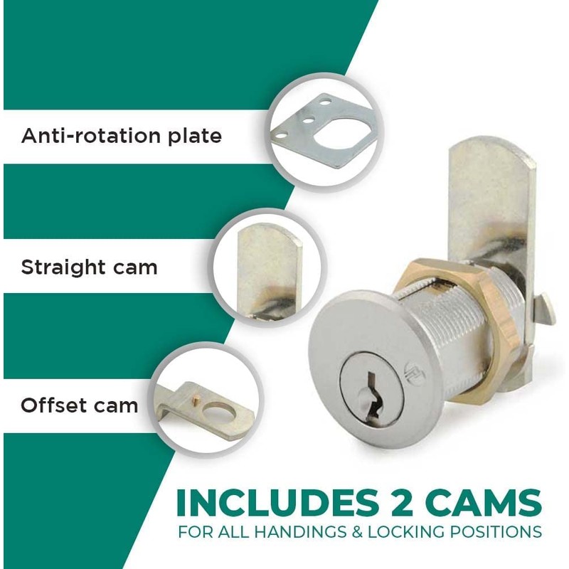 Olympus Lock DCN4 Rekeyable Cam Locks | 1-3/4" Cylinder 101