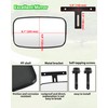 SLORIMOD Extra Wide Center Rear View Mirror for EZGO Golf