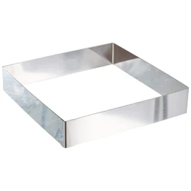 Lacor-68240-ST. STEEL SQUARE PASTRY MOULD 20X20 CMS.