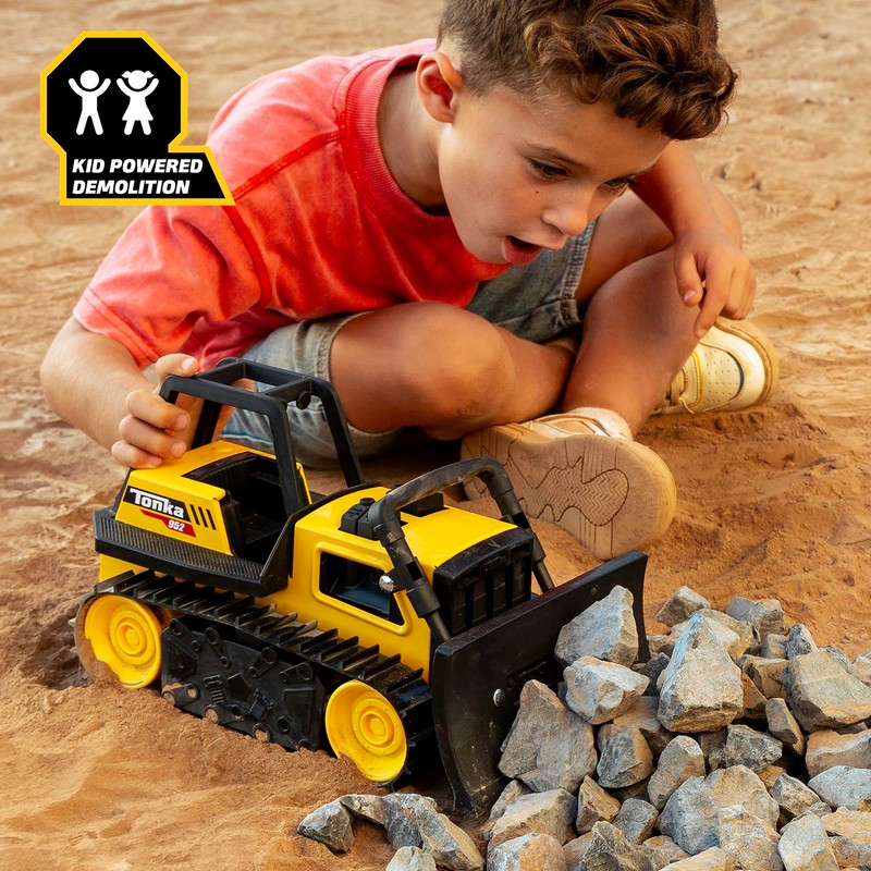 Tonka Steel Classics - Bulldozer - Made with Steel &
