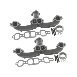 Marketplace Auto Parts - Exhaust Manifold Kit with Gaskets and Hardware - Left and Right Side - Compatible with 1957, 1966-1980 Chevy Corvette