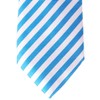 Retreez Corbata preatada tejida a rayas para niño, Azul /