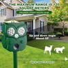 2024 Ultrasonic Animal Repellent, 5 Modes Upgraded Outdoor Cat Solar