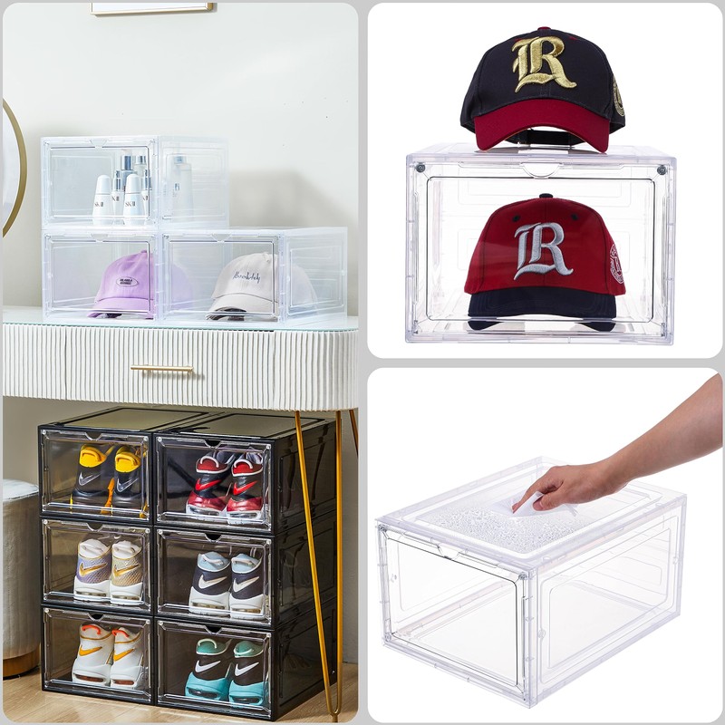 Attelite Upgrade Harder Solid Plastic Hat Organizer for Baseball Caps,