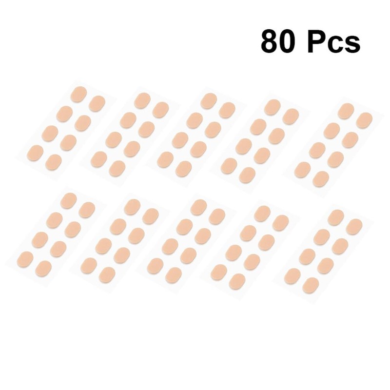 Healeved 10Pcs Eyeglass Nose Pads Soft Sponge Anti Slip Nose