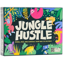 Party Snail Games Jungle Hustle: The Hilariously Sneaky Card Game of Wheeling, Dealing and Concealing. Loved by Children, Teenagers and Adults. Perfectly Sized for Travel and Holidays.