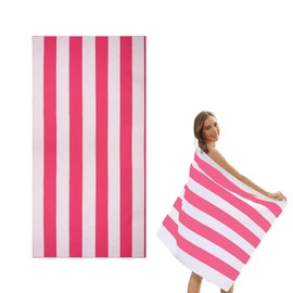 QKURT Microfibre Beach Towel for Adults, Large Quick Dry Sand Free Beach Double-Sided Beach Towels Lightweight Swimming Towel Bath Travel Swimming Towels (160x90cm, 63x35in)