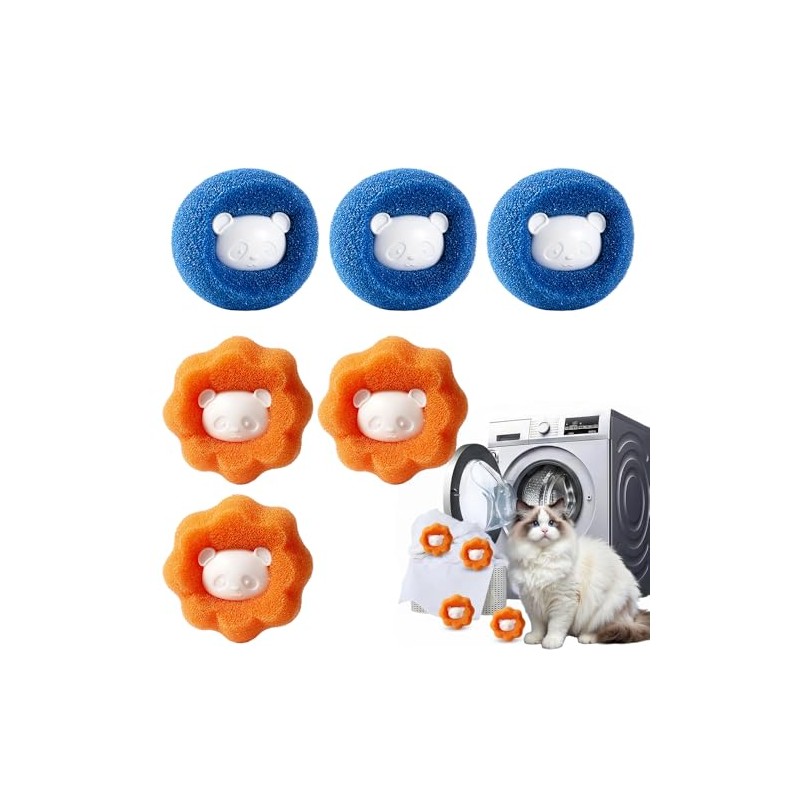 Panda Plush Lint Catcher - Reusable Pet Hair Remover for