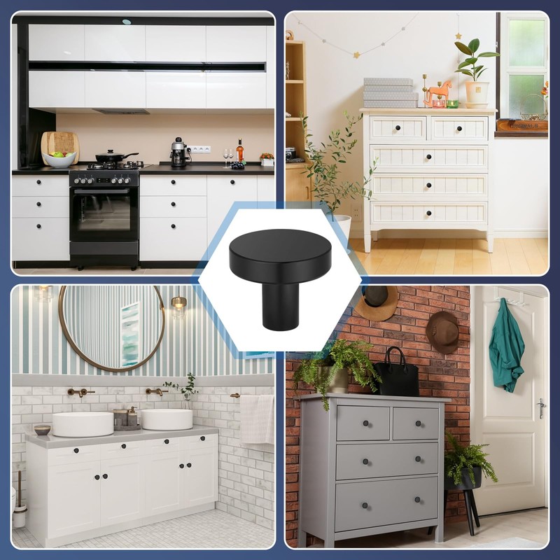 10 Pack Kitchen Cabinet Knobs Drawer Knobs Dresser Knobs Pull