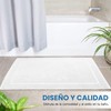 La Josefina 2 Tapetes De Baño Blanco 100% Algodon 50