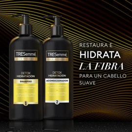 Shampoo TRESemm Detox Hidratacin, ideal para el cuidado del cabello graso, dejndolo humectado, ligero y suave 715 ml                                  