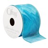 Offray 2.5" Wide Sheer Craft and Decorative Ribbon, 9 Total