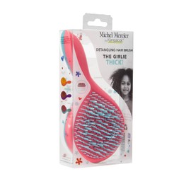 Michel Mercier Kids Curly Hair Brush Straight, Pain Free, Wet and Dry Hair